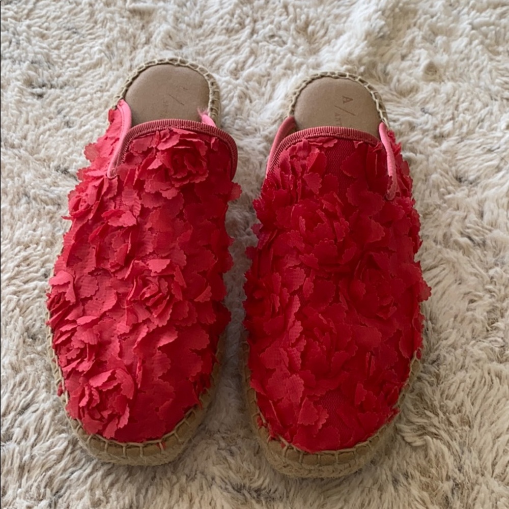 Anthropologie Flora Espadrille Slides